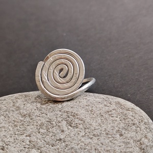 Kakaós tekercs...  ezüst alumínium gyűrű  - Meska.hu