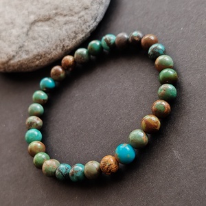 Türkiz karkötő, Ékszer, Karkötő, Gyöngyös karkötő, Ékszerkészítés, MESKA