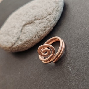 Rosegold alumínium gyűrű  - ékszer - gyűrű - fonódó gyűrű - Meska.hu