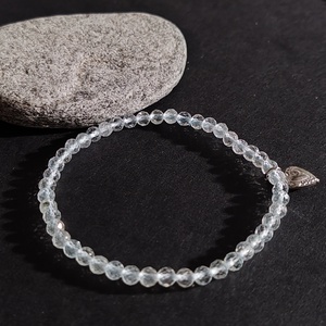 Kék topáz karkötő - ékszer - karkötő - gyöngyös karkötő - Meska.hu