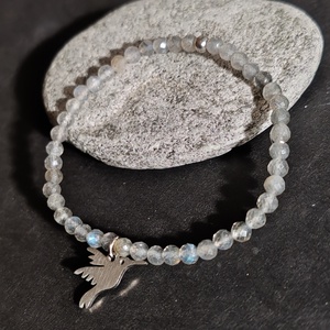 Labradorit karkötő, Ékszer, Karkötő, Gyöngyös karkötő, Ékszerkészítés, MESKA