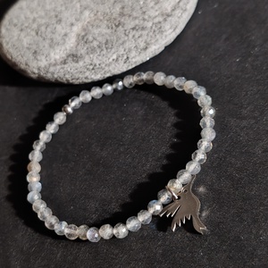 Labradorit karkötő - ékszer - karkötő - gyöngyös karkötő - Meska.hu