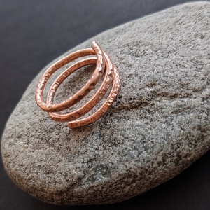 Rosegold alumínium gyűrű , Ékszer, Gyűrű, Fonódó gyűrű, Ékszerkészítés, Fémmegmunkálás, MESKA