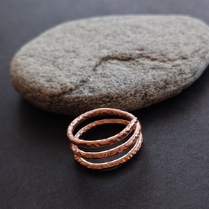 Rosegold alumínium gyűrű  - ékszer - gyűrű - fonódó gyűrű - Meska.hu