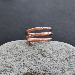 Rosegold alumínium gyűrű  - ékszer - gyűrű - fonódó gyűrű - Meska.hu