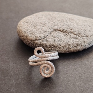 Ezüst alumínium gyűrű  - Meska.hu