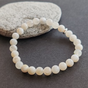 Holdkő gumis karkötő - ékszer - karkötő - gyöngyös karkötő - Meska.hu