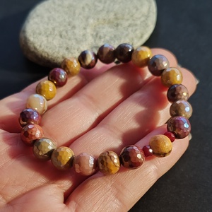 Illatos karkötő... mokait jáspis - palo santo - ékszer - karkötő - gyöngyös karkötő - Meska.hu