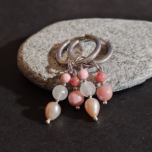 Kívánság fülbevaló... ásványokkal - Meska.hu