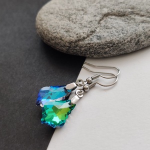 Kristály fülbevaló, Ékszer, Fülbevaló, Lógó fülbevaló, Ékszerkészítés, MESKA