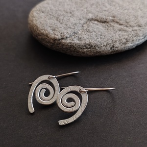 Csavar... alumínium fülbevaló  - ékszer - fülbevaló - lógó fülbevaló - Meska.hu