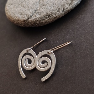 Csavar... alumínium fülbevaló , Ékszer, Fülbevaló, Lógó fülbevaló, Ékszerkészítés, Fémmegmunkálás, MESKA