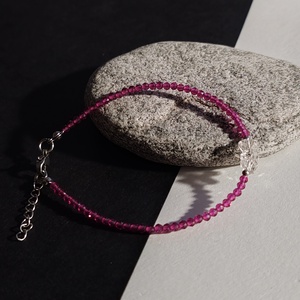 Minidesign... herkimer gyémánt - cirkónia karkötő  - Meska.hu