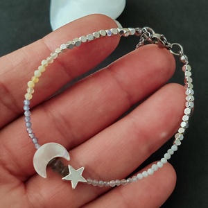 Minidesign... hold csillag  karkötő - Meska.hu