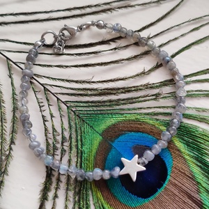 Minidesign... hold csillag  karkötő - ékszer - karkötő - gyöngyös karkötő - Meska.hu