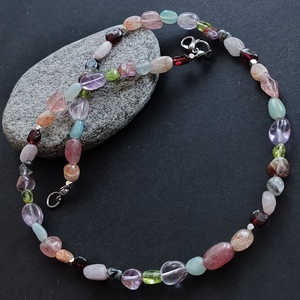 Drazsé nyaklánc  - ékszer - nyaklánc - gyöngyös nyaklánc - Meska.hu