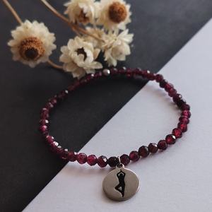 Gránát karkötő - Meska.hu