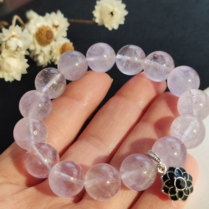 Ametiszt karkötő - ékszer - karkötő - gyöngyös karkötő - Meska.hu