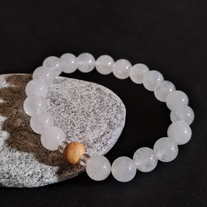 Illatos karkötő... tejkvarc - palo santo - ékszer - karkötő - gyöngyös karkötő - Meska.hu