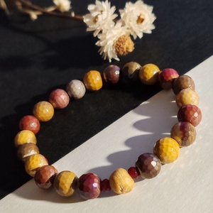 Illatos karkötő... aurás mokait jáspis - palo santo - Meska.hu