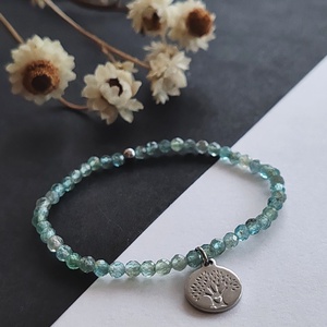 Apatit karkötő - ékszer - karkötő - gyöngyös karkötő - Meska.hu