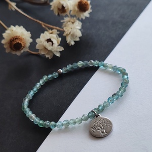 Apatit karkötő - ékszer - karkötő - gyöngyös karkötő - Meska.hu