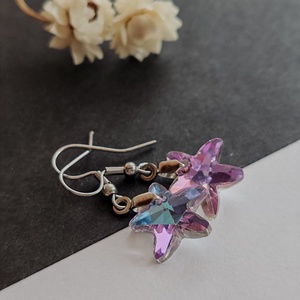 Csillag fülbevaló, Ékszer, Fülbevaló, Lógó fülbevaló, Ékszerkészítés, MESKA