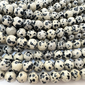 Simplicity - dalmata jáspis fülbevaló - ékszer - fülbevaló - lógó fülbevaló - Meska.hu