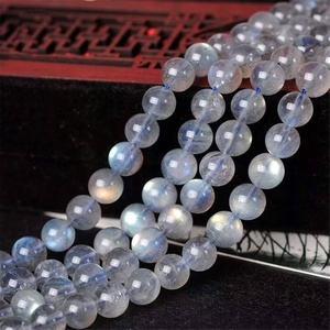 Simplicity - szivárvány holdkő fülbevaló 8 mm - ékszer - fülbevaló - lógó fülbevaló - Meska.hu