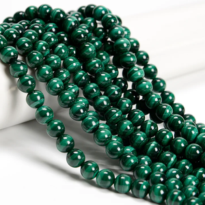 Belső átalakulás � Valódi malachit karkötő (8 mm) - ékszer - karkötő - gyöngyös karkötő - Meska.hu
