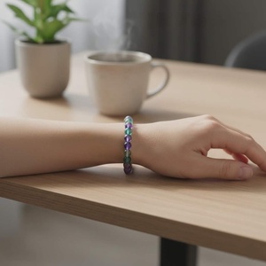 Simplicity - fluorit karkötő 8 mm - Meska.hu