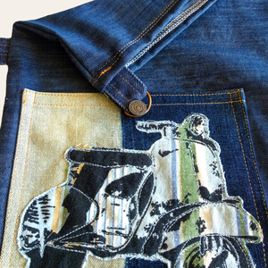Vespa farmer övtáska - Bag-a-tel kollekció - táska & tok - övtáska - Meska.hu