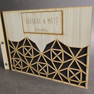 Esküvői vendégkönyv minimalista mintával, Esküvő, Emlék & Ajándék, Vendégkönyv, , MESKA