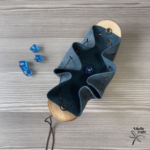 2in1 szütyő és kockatálca - labradorit sárkányszemmel - játék & sport - táblajáték és kártyajáték - társasjátékok - dobókocka - Meska.hu