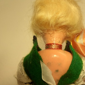 Vintage népművészeti öltözetű baba, német népviseletű baba, jelzett népművészeti baba - játék & sport - baba & babaház - baba - Meska.hu