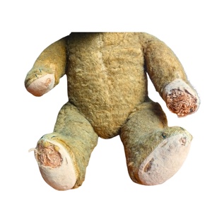 Vintage mackó, antik szalma brummogós mackó,  gyűjtői szalmával tömött mackó, vintage szalma teddy maci - játék & sport - plüssállat & játékfigura - maci - Meska.hu