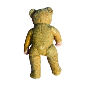 Vintage mackó, antik szalma brummogós mackó,  gyűjtői szalmával tömött mackó, vintage szalma teddy maci - játék & sport - plüssállat & játékfigura - maci - Meska.hu