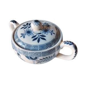 Vintage japán porcelán teáskészlet, Japan kék-fehér porcelán teás csésze, teás kanna  - otthon & életmód - konyhafelszerelés, tálalás - tálalás - bögre & csésze - Meska.hu