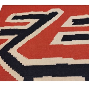 Vintage Mid Century Modern faliszőnyeg, Space Agekilim szőnyeg, Retro modern minimalista szőnyeg  falikárpit - otthon & életmód - dekoráció - fali és függő dekoráció - falra akasztható dekor - Meska.hu