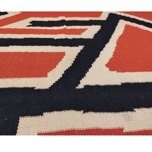 Vintage Mid Century Modern faliszőnyeg, Space Agekilim szőnyeg, Retro modern minimalista szőnyeg  falikárpit - otthon & életmód - dekoráció - fali és függő dekoráció - falra akasztható dekor - Meska.hu