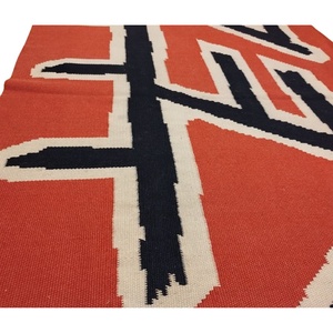 Vintage Mid Century Modern faliszőnyeg, Space Agekilim szőnyeg, Retro modern minimalista szőnyeg  falikárpit - otthon & életmód - dekoráció - fali és függő dekoráció - falra akasztható dekor - Meska.hu