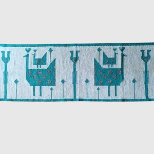 Németh Éva fali szőnyeg, Vintage Mid Century Modern fali kárpit, Absztrakt retro modern minimalista fali szőnyeg - Meska.hu