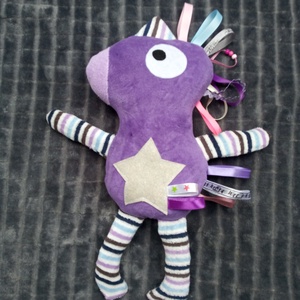 Játszó pajti, lila-csillagos - játék & sport - Meska.hu