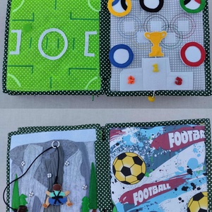 Matató könyv- Olimpia, zöld - játék & sport - textilkönyv & babakönyv - Meska.hu