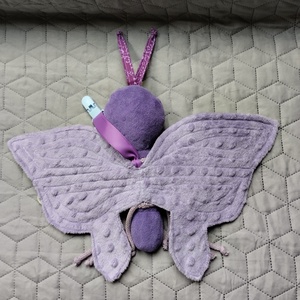 Játszó pajti, lila színű pillangó - játék & sport - 3 éves kor alattiaknak - alvóka & rongyi - Meska.hu