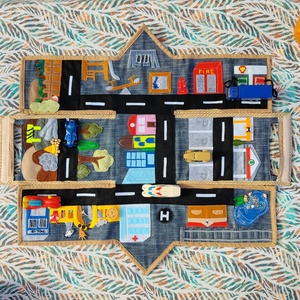 Játszó szőnyeg, házikó - Meska.hu