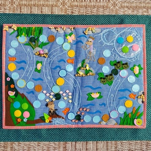 Akadályverseny társasjáték, 3-6 éveseknek - Meska.hu