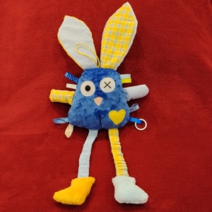 Játszó pajti, kék-sárga, Baba - mama, Baba játékok, Szundikendő, alvóka, Hímzés, Varrás, MESKA