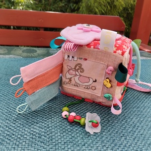 Baba kocka, cicás - baba - mama - baba játékok - babakocka - Meska.hu