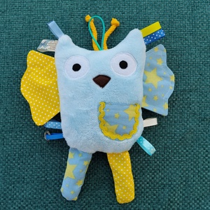 Játszó pajti, bagoly-csillagos, Baba - mama, Baba játékok, Szundikendő, alvóka, Varrás, MESKA